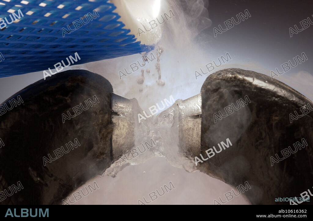 Liquid oxygen is strongly paramagnetic: it can be suspended between the poles of a powerful horseshoe magnet.