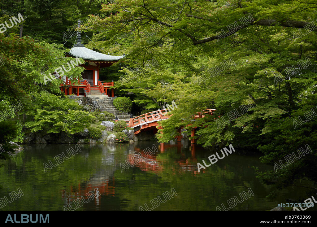 The Bentendo hall of Daigo-ji temple, UNESCO World Heritage Site, Kyoto, Japan, Asia.