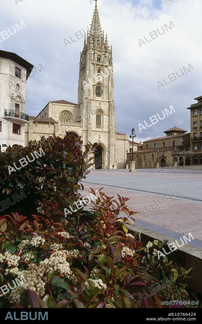 The Cathedral. Plaza de Alfonso II el Casto. Oviedo. Asturias. Spain.