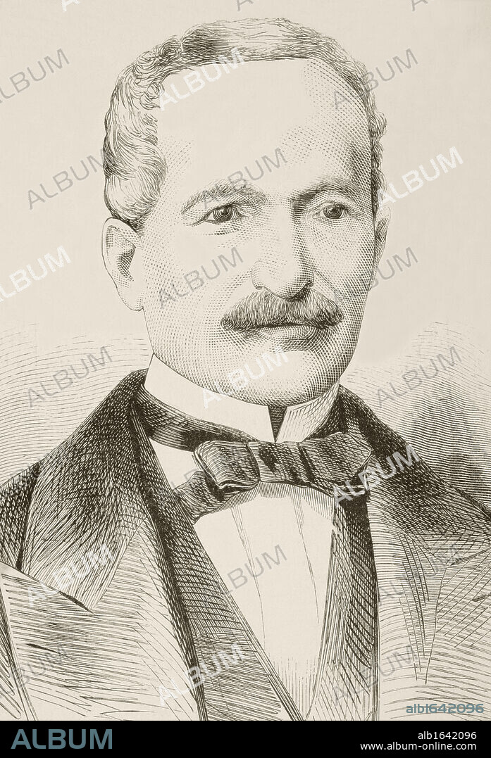 Jose Balta y Montero, 1814 to 1872. President of Peru from 1868 to 1872. From a 19th century illustration.