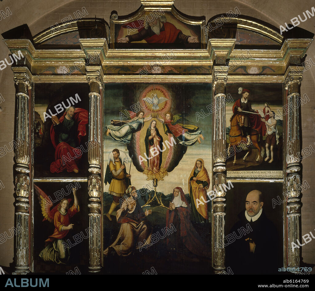 JUAN BAUTISTA AMIENS (S. XVI). RETABLO DE LA INMACULADA-PINTURA SG XVI.