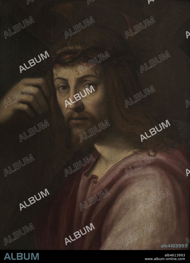 Pintura atribuída a Michele Bellanti (1807-1883). Artista maltés. Cristo portando la cruz. Museo Nacional de Bellas Artes. La Valeta. Malta.