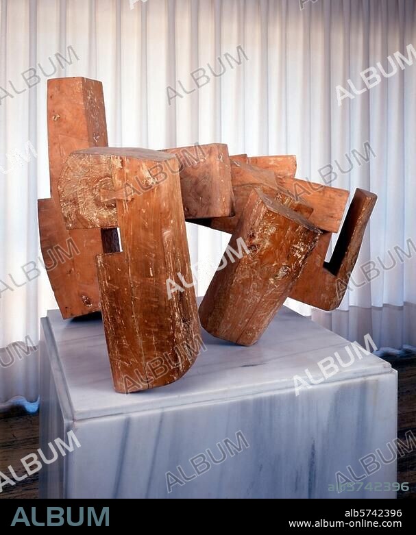 EDUARDO CHILLIDA. Cuenca, Museo de Arte Abstracto Espanol, Abesti Gogora 1960-1964 Filmsize: Kleinbild/24 × 36 mm.