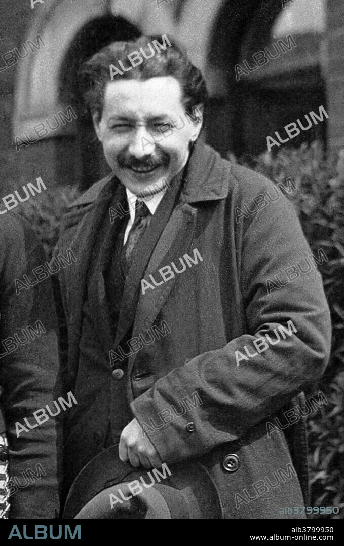 Ernst Boris Chain (June 19, 1906 - August 12, 1979) was a German-born British biochemist. In 1933, after the Nazis came to power he moved to England. In 1935, he accepted a job at Oxford University as a lecturer in pathology. In 1939, he joined Howard Florey to investigate natural antibacterial agents produced by microorganisms. They revisited the work of Alexander Fleming, who had described penicillin nine years earlier, and went on to discover penicillin's therapeutic action and its chemical composition. He also theorized the structure of penicillin, which was confirmed by X-ray crystallography done by Dorothy Hodgkin. For this research, Chain, Florey, and Fleming received the Nobel Prize in 1945. After WWII, he moved to Rome, to work at the Istituto Superiore di SanitÃ . He returned to Britain in 1964 as the founder and head of the biochemistry department at Imperial College London, where he stayed until his retirement. Chain died at the Mayo General Hospital in 1979 at the age of 73. No photographer credited, 1945.