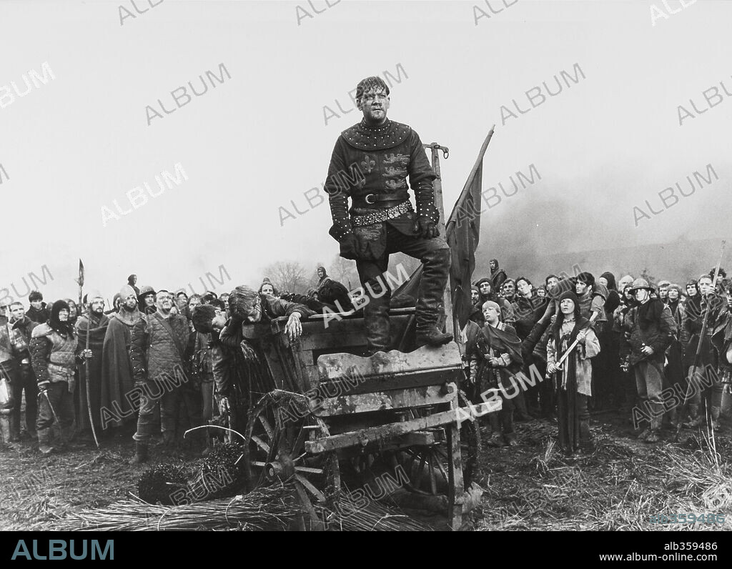 KENNETH BRANAGH en ENRIQUE V, 1989 (HENRY V), dirigida por KENNETH BRANAGH. Copyright RENAISSANCE FILMS/BBC/CURZON FILMS.