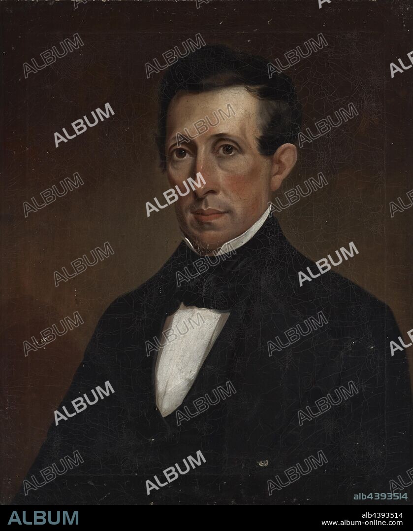 Portrait of Ezra R. Butler, Unknown, about 1840, oil on canvas, 30-5/8 x 25-1/8 in. (canvas) 34-1/8 x 28-7/8 x 2-3/4 in. (framed), American, American Painting and Sculpture to 1945.