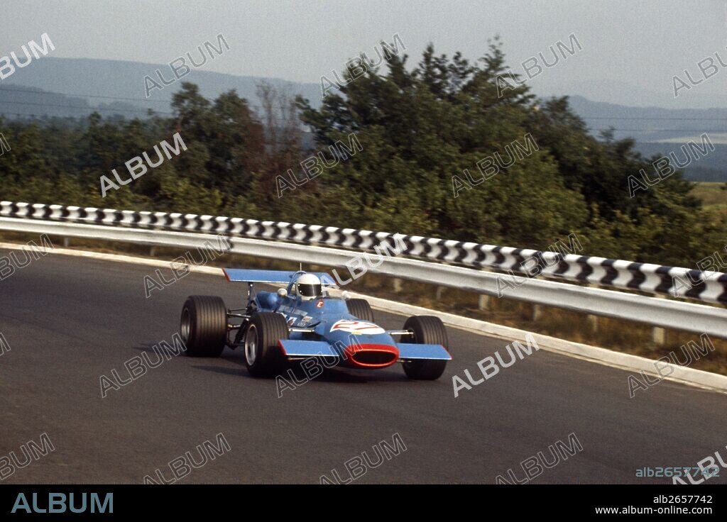 1969, German GP F2 class, Nurburgring. Jonny Servoz-Gavin, Matra MS7, retired.