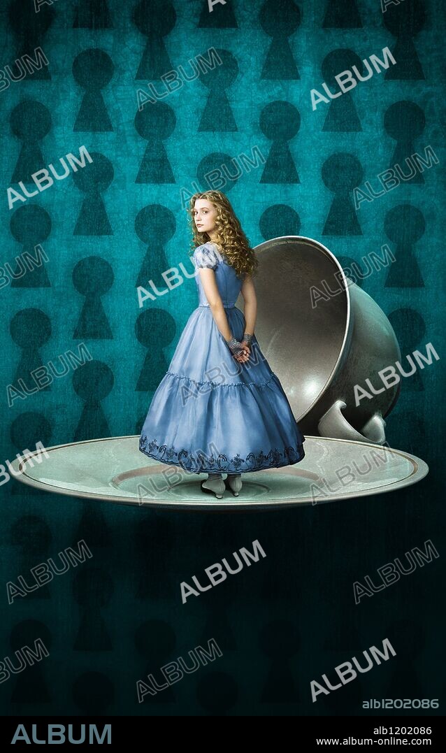 Poster of ALICE IN WONDERLAND, 2010, directed by TIM BURTON