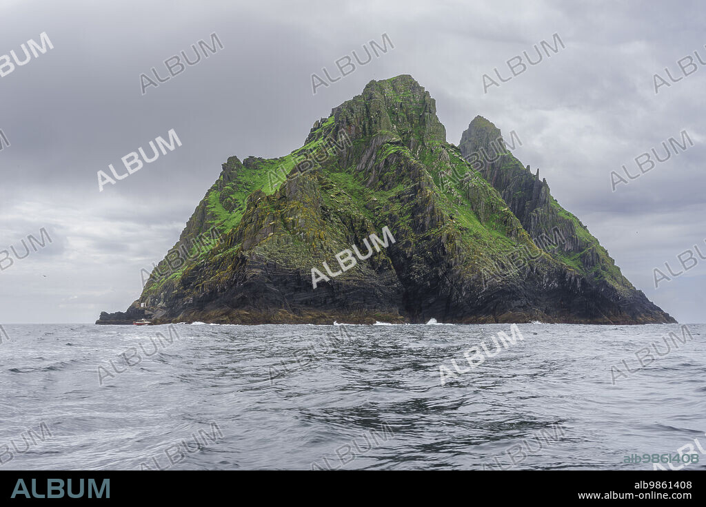Skellig Michael island, Mainistir Fhionáin (St. Fionans Monastery), county Kerry, Ireland, United Kingdom.