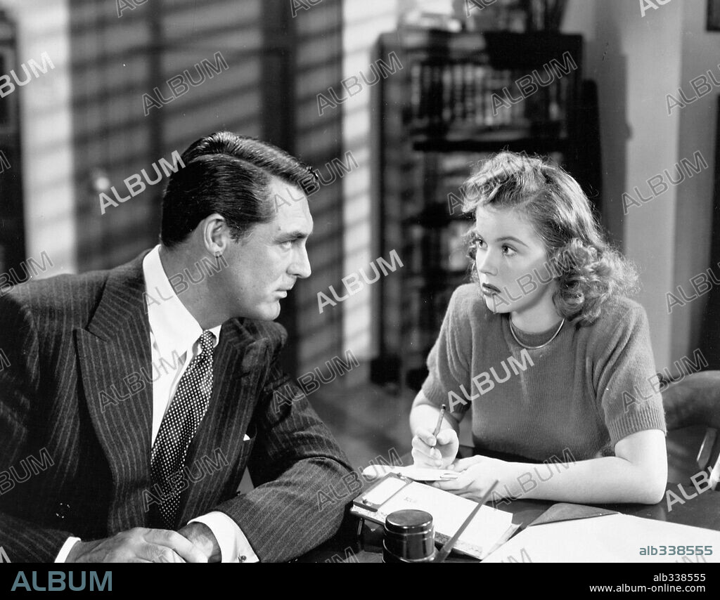 CARY GRANT et SHIRLEY TEMPLE dans THE BACHELOR AND THE BOBBY-SOXER, 1947, réalisé par IRVING REIS. Copyright RKO.