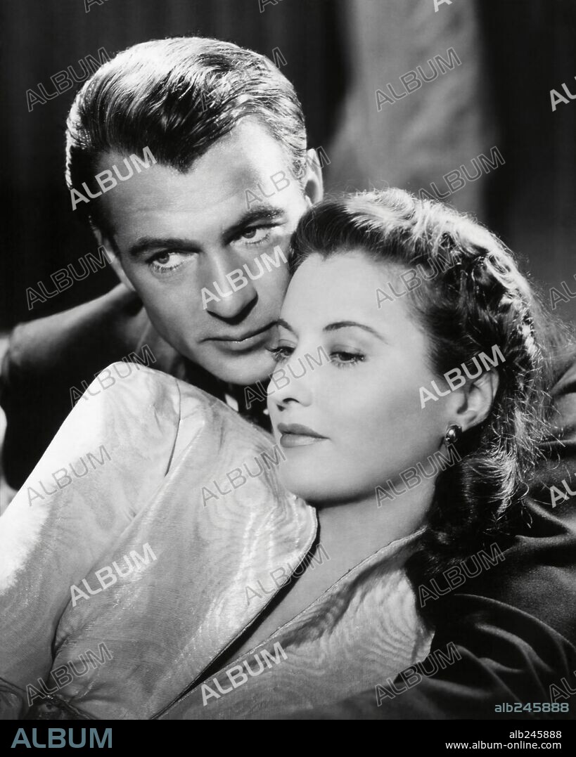 BARBARA STANWYCK y GARY COOPER en JUAN NADIE, 1941 (MEET JOHN DOE), dirigida por FRANK CAPRA. Copyright WARNER BROTHERS.