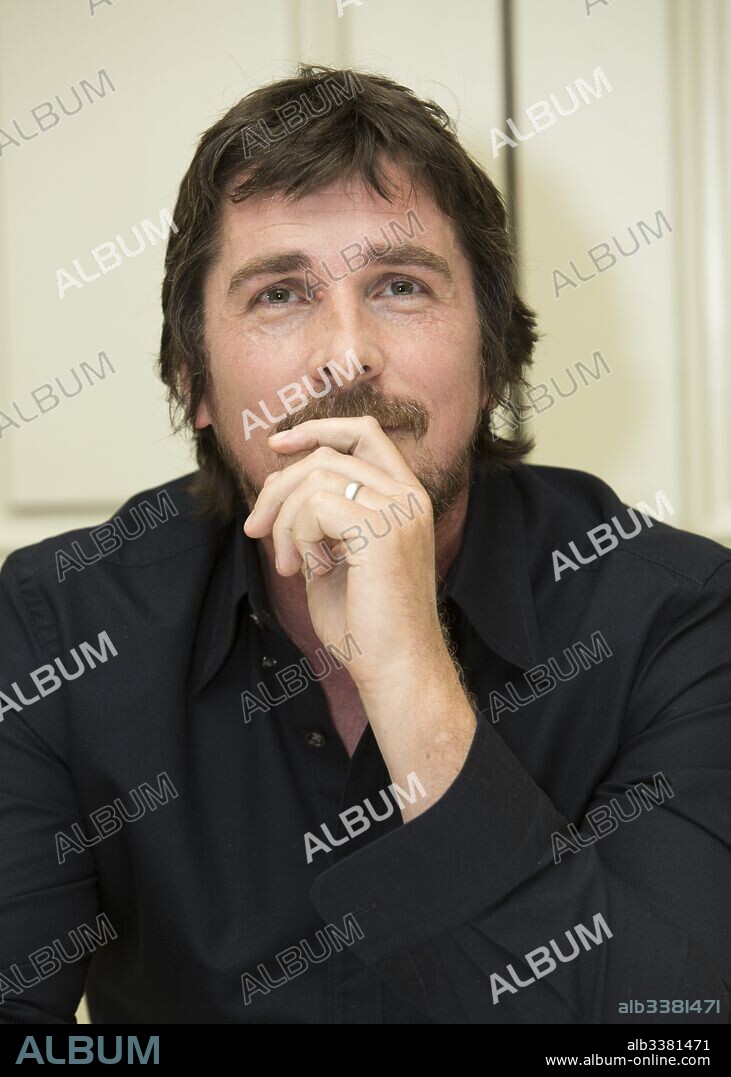 CHRISTIAN BALE. April 12, 2017 - Hollywood, California, U.S. - Christian Bale promotes 'The Promise'. Christian Charles Philip Bale (born January 30, 1974) is an English actor. He has starred both in blockbuster films and smaller projects from independent producers and art houses. Bale first caught the public eye at the age of 13, when he was cast in the starring role of Empire of the Sun (1987). In 2000, he garnered critical acclaim for his portrayal of serial killer Patrick Bateman in American Psycho. He is known for going to great lengths to portray characters in films, notably for the psychological thriller The Machinist (2004), where he lost 63 pounds (28.5 kg) to play the role of Trevor Reznik. Bale went on to receive greater commercial recognition for his starring role as Batman in Christopher Nolan's Batman Begins (2005), The Dark Knight (2008) and The Dark Knight Rises (2012). His portrayal of Dicky Eklund in The Fighter (2010), earned him critical acclaim and a number of awards, including the Academy Award for Best Supporting Actor. He has since gained further acclaim as well as subsequent Academy Award, Screen Actors Guild Award and Golden Globe nominations for his roles in American Hustle (2013) and Adam McKay's The Big Short (2015). Jungle Book (2018), Hostiles (2017), Untitled Dick Cheney Project (pre-production), The Promise (2016. 12/04/2017