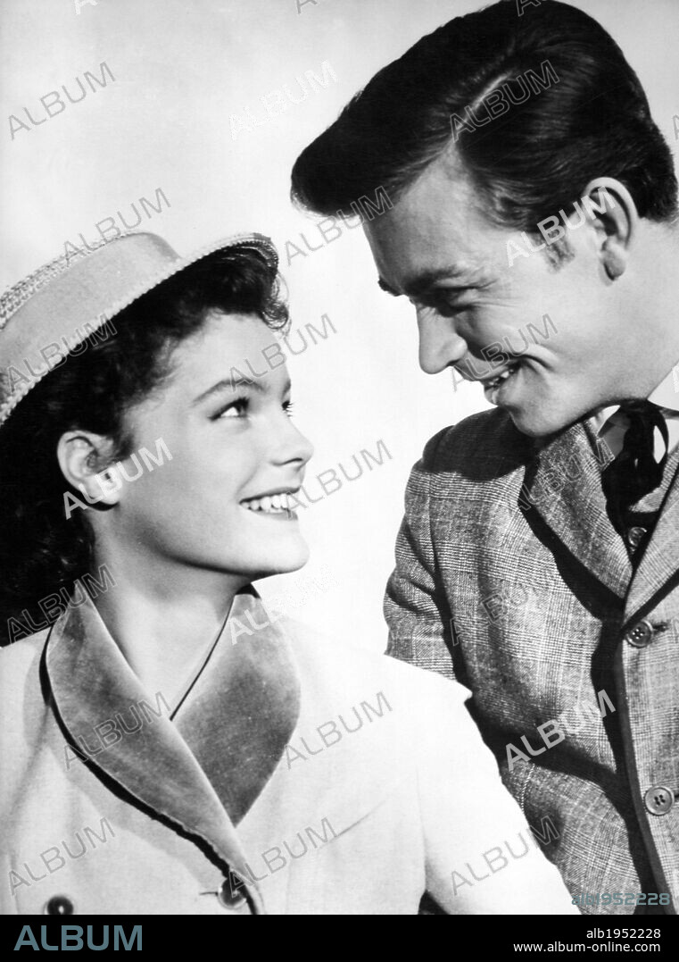 ROMY SCHNEIDER in FEUERWERK, 1954, unter der Regie von KURT HOFFMANN. Copyright N.D.F. PRODUKTION.
