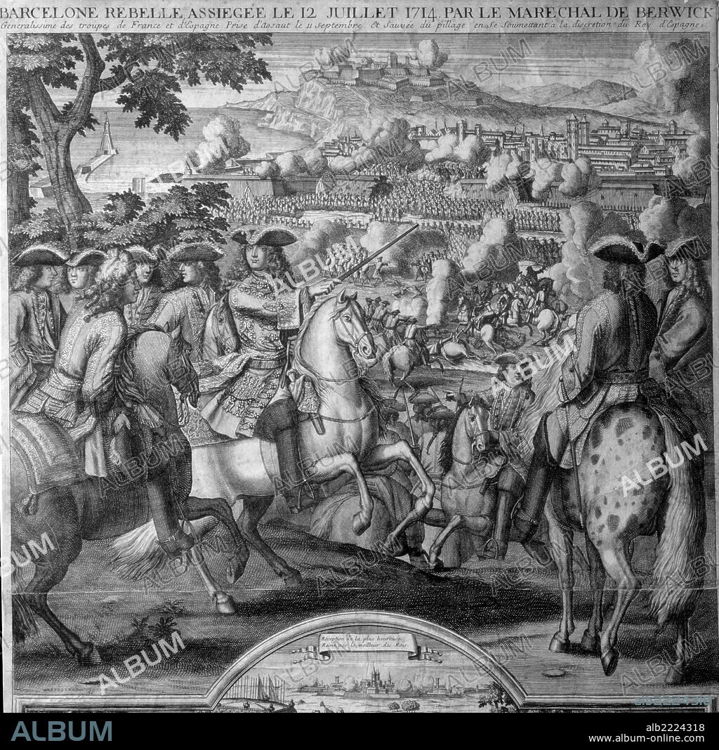 GABRIELLE LANDRY. Barcelona besieged by  Berwick on July 12, 1714.