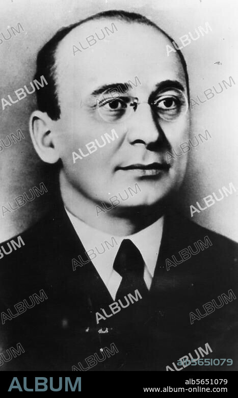 Beria, Lavrenti Pavlovich Soviet politician and head of the Secret Service, 29.3.1899 (Mercheuli) -23.12.1953 Moscow, executed (?). Portrait. Photo, 1953.