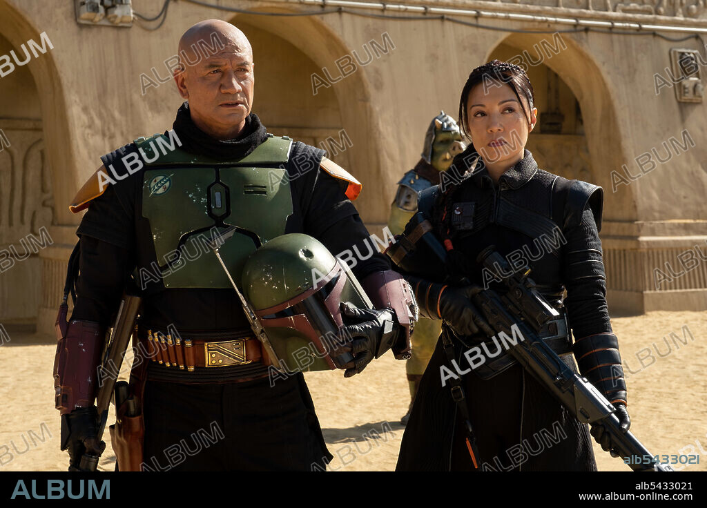 MING-NA WEN und TEMUERA MORRISON in DAS BUCH VON BOBA FETT, 2021 (THE BOOK OF BOBA FETT), unter der Regie von BRYCE DALLAS HOWARD, DAVE FILONI, JON FAVREAU und ROBERT RODRIGUEZ. Copyright LUCASFILM.