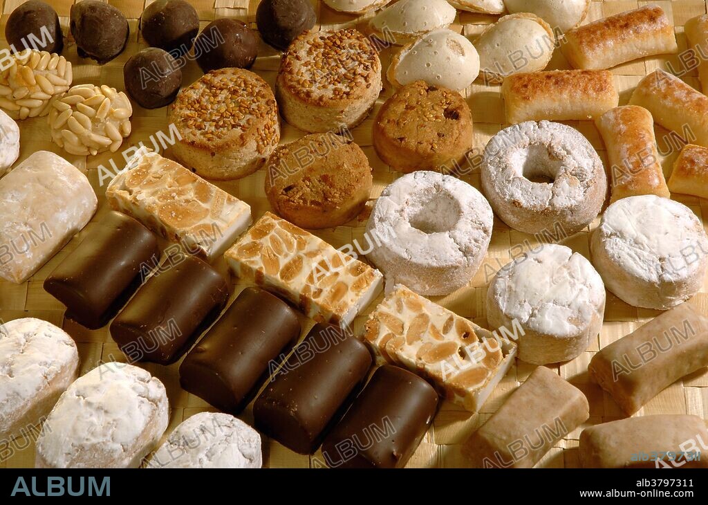 Christmas sweets, Andalusia, Spain, Europe.