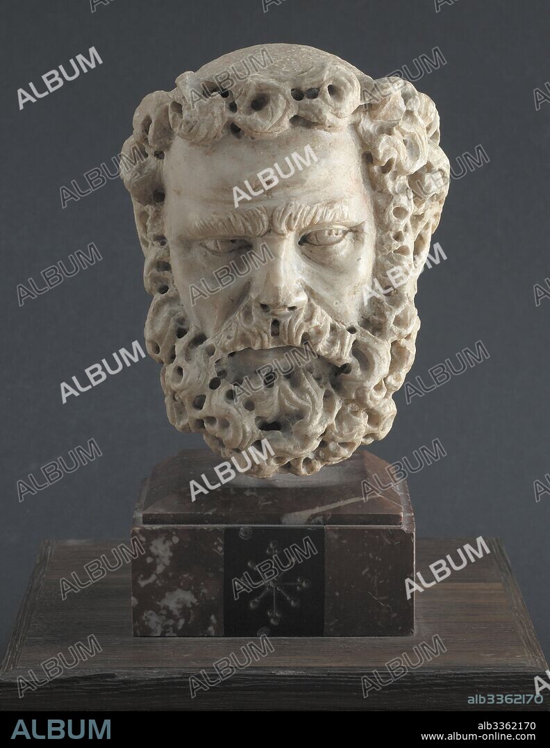 GIOVANNI PISANO. Head of a bearded Man.