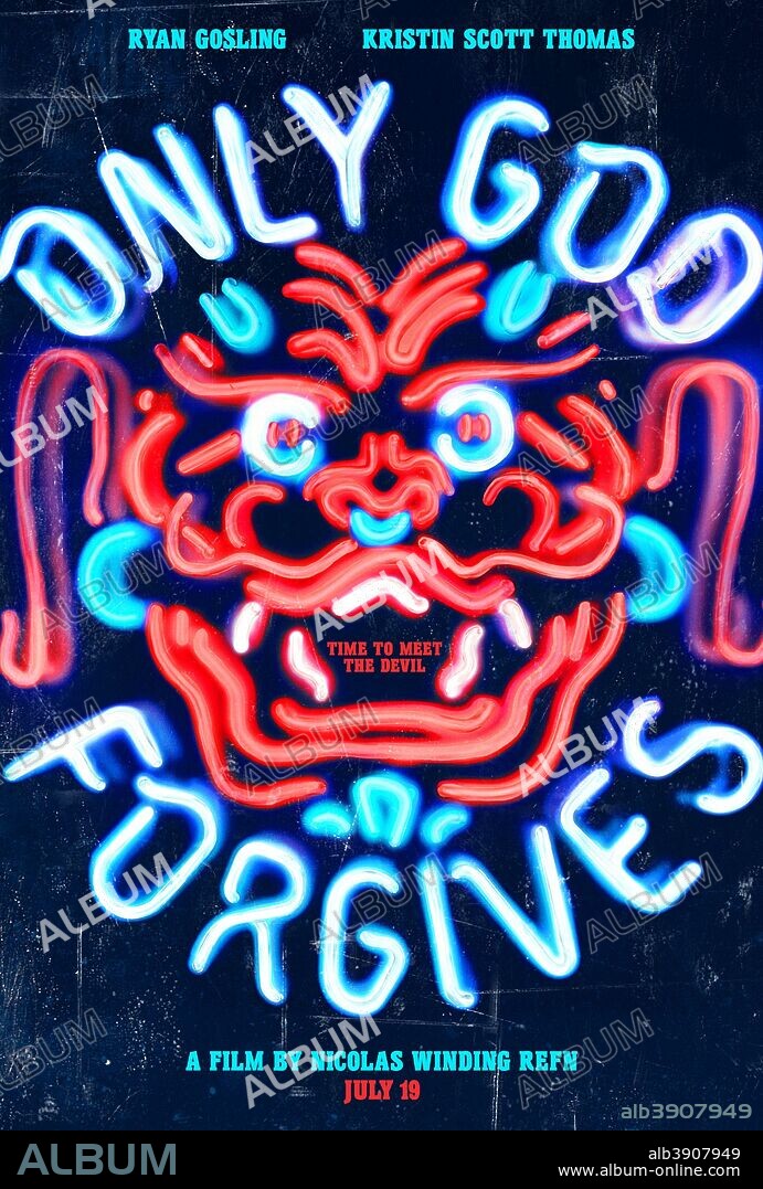 Poster of ONLY GOD FORGIVES, 2013, directed by NICOLAS WINDING REFN. Copyright BOLD FILMS.