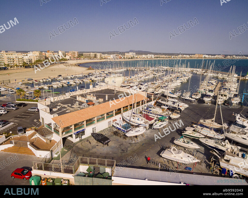 puerto deportivo, Can Pastilla, playa de Palma, Mallorca, balearic islands, spain, europe.