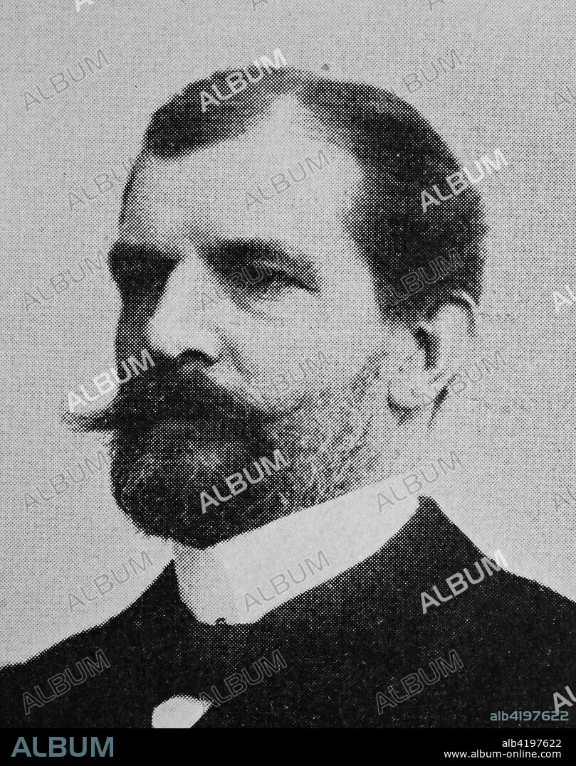 Woldemar Friedrich, 20 August 1846 - 16 September 1910, was a German historical painter and illustrator, reproduction of a photo from the year 1895, digital improved.