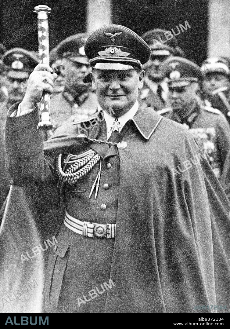 Hermann Wilhelm Goering (12 January 1893 15 October 1946) was a German politician, military leader, and leading member of the Nazi Party (NSDAP).<br/><br/>. After helping Adolf Hitler take power in 1933, he became the second-most powerful man in Germany. He founded the Gestapo in 1933, and later gave command of it to Heinrich Himmler. Göring was appointed commander-in-chief of the Luftwaffe (air force) in 1935, a position he held until the final days of World War II.<br/><br/>. After World War II, Göring was convicted of war crimes and crimes against humanity at the Nuremberg trials. He was sentenced to death by hanging, but committed suicide by ingesting cyanide the night before the sentence was to be carried out.