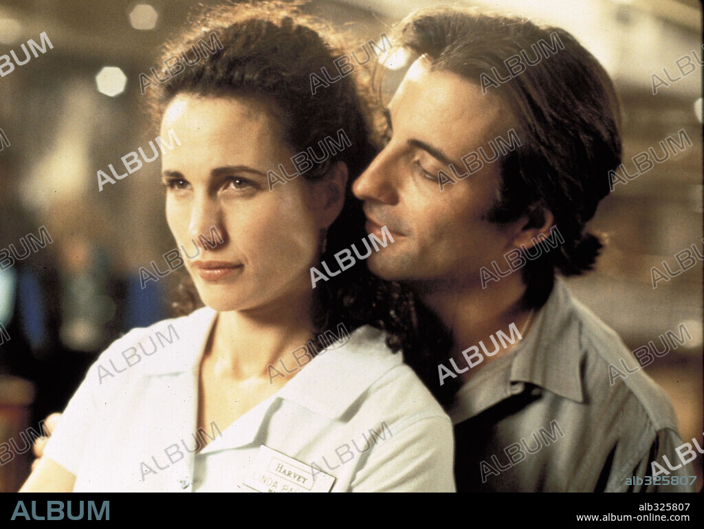 ANDIE MacDOWELL and ANDY GARCIA in JUST THE TICKET, 1999, directed by RICHARD WENK. Copyright GENSER, ABBOT.