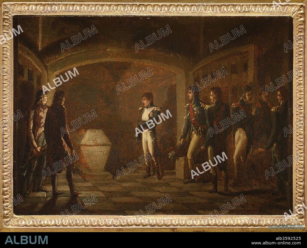 MARIE NICOLA PONCE-CAMUS. Napoleon before the Tomb of Frederick the Great.