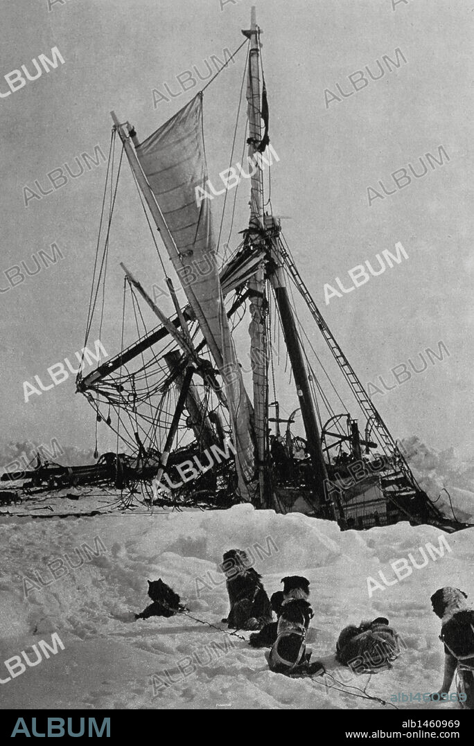 Ernest Henry Shackleton (1874-1922). Explorador inglés. Expedición a la Antártida. El barco Endurance queda atrapado en el hielo en el mar de Weddell y se hunde en él (30 Noviembre de 1915) .