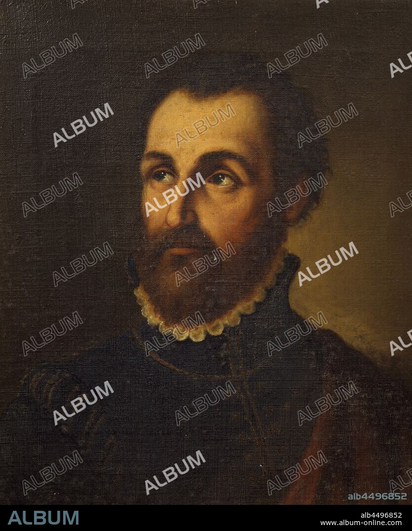 LATTANZIO QUERENA. Portrait of Giulio Romano (1499-1546).