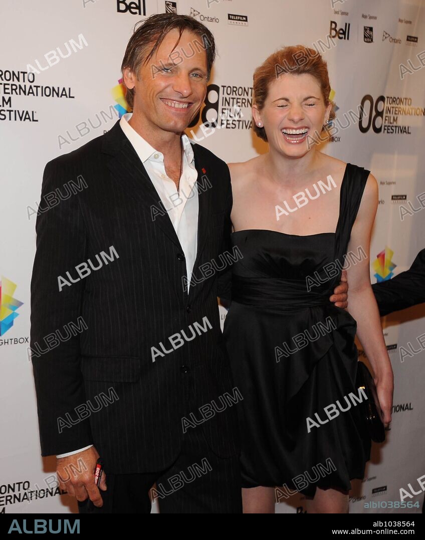 Sep 08, 2008 - Toronto, Ontario, Canada - Actor VIGGO MORTENSEN and a laughing JODIE WHITTAKER on the red carpet at the opening of the film 'Good' at the Elgin Theatre during the Toronto International Film Festival. 08/09/2008