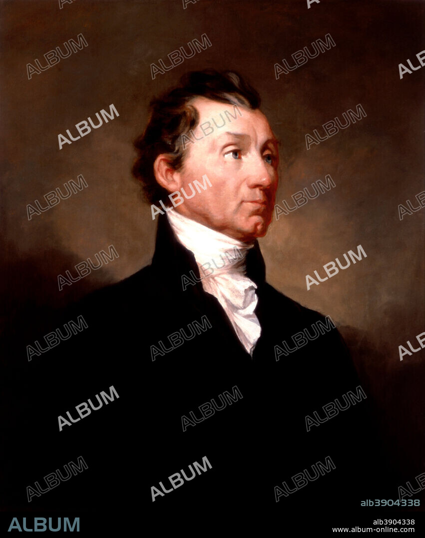 SAMUEL F. B. MORSE. James Monroe. Date/Period: Ca. 1819. Painting. Oil on canvas Oil on canvas. Height: 752.60 mm (29.63 in); Width: 625.60 mm (24.63 in).