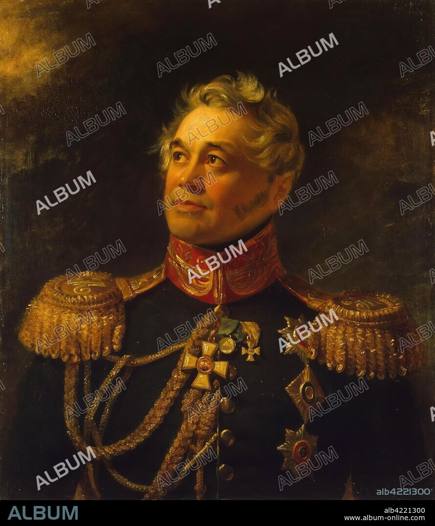 GEORGE DAWE. 'Portrait of Alexey G. Shcherbatov (1776-1848)'. The Military Gallery of the Winter Palace. No later than 1825. Dimensions: 70x62,5 cm.