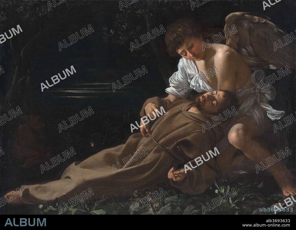 CARAVAGGIO. Saint Francis of Assisi in Ecstasy.