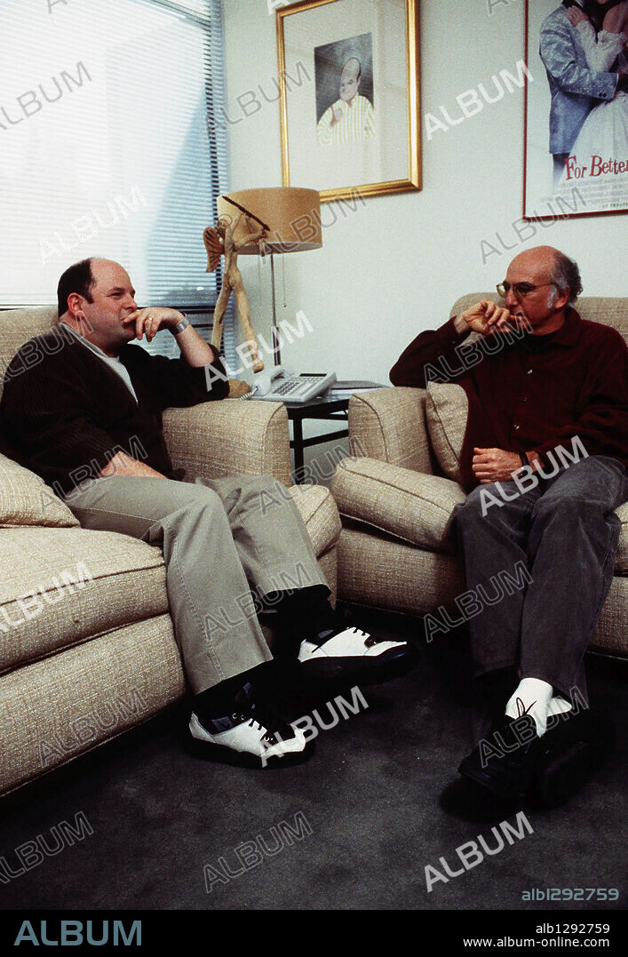 JASON ALEXANDER and LARRY DAVID in CURB YOUR ENTHUSIASM, 2000 (CURB YOUR ENTHUSIASM-TV). Copyright HBO FILMS/PRODUCTION PARTNERS.