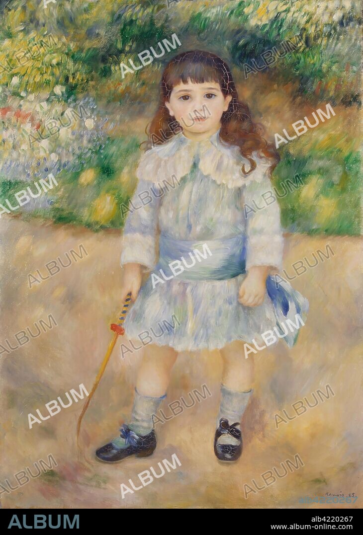 PIERRE AUGUSTE RENOIR. 'Boy with a Whip'. France, 1885. Dimensions: 105x75 cm.