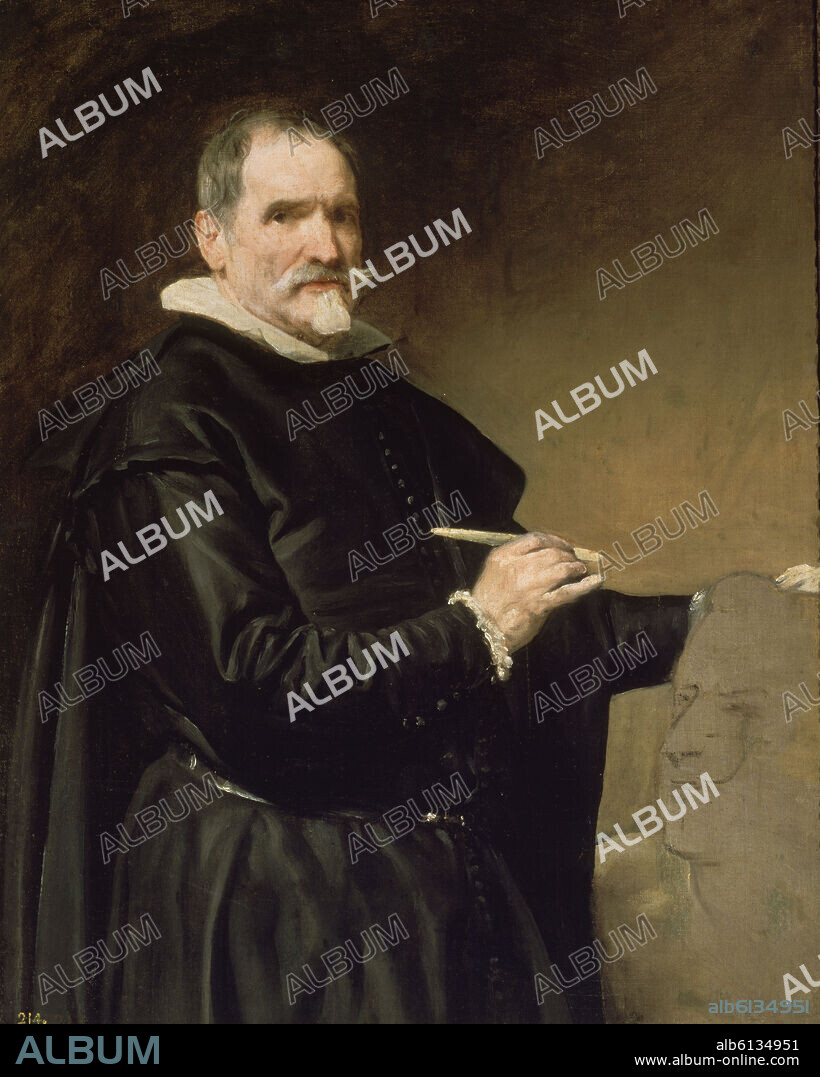 DIEGO VELAZQUEZ (1599-1660). RETRATO DE JUAN MARTINEZ MONTAÑES - 1635-1636 - OLEO/LIENZO - 109x88 cm - NP 1194 - BARROCO ESPAÑOL.