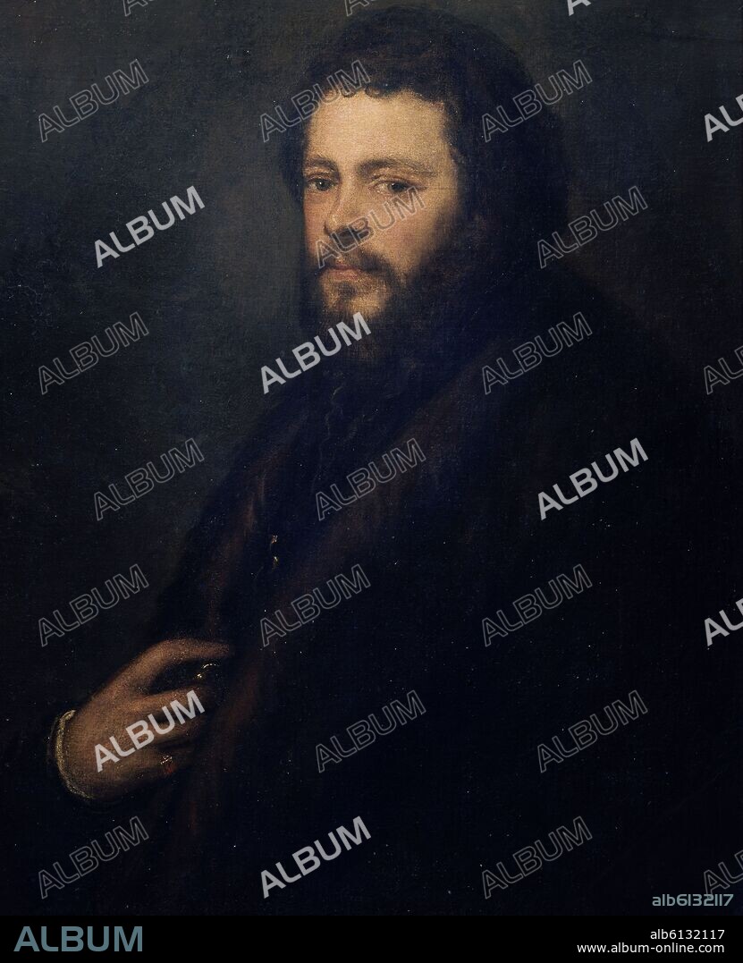 JACOPO COMIN-JACOBO ROBUSTI-TINTORETTO. 'Un patricio veneciano', 16th century, Oil on canvas, 78 x 65 cm, P00377.