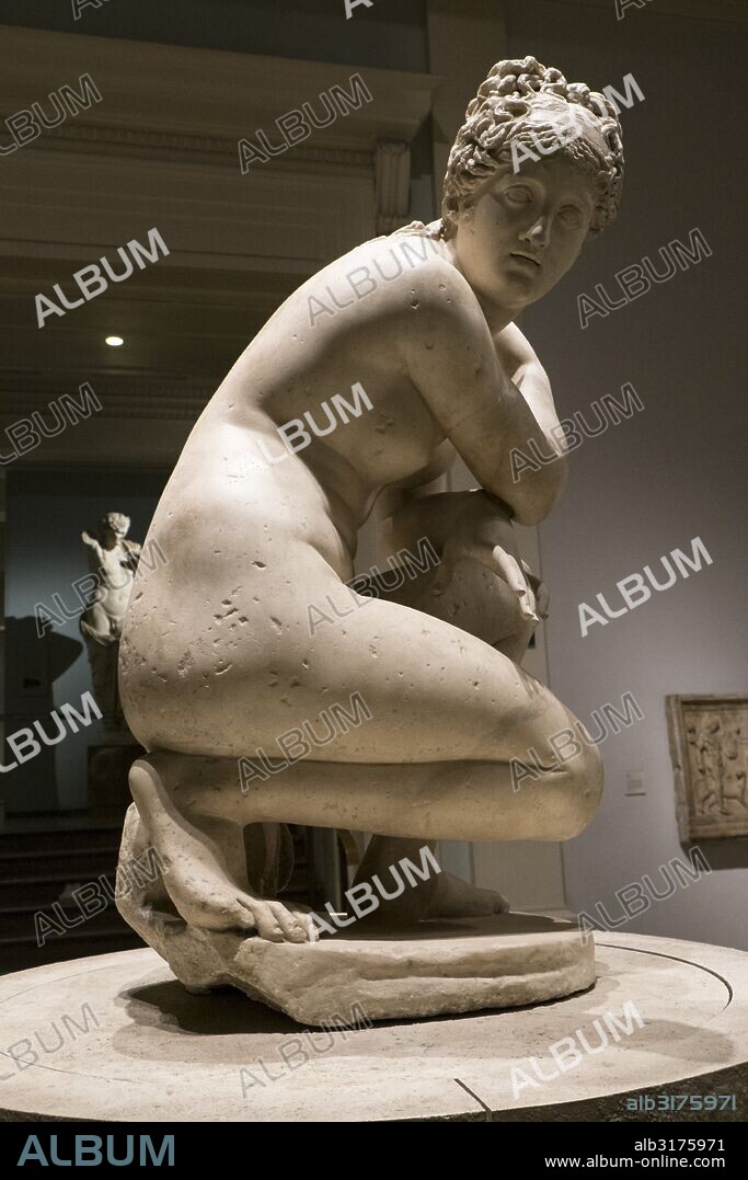 Lely Venus. Escultura de mármol de época helenística. British Museum, Londres.