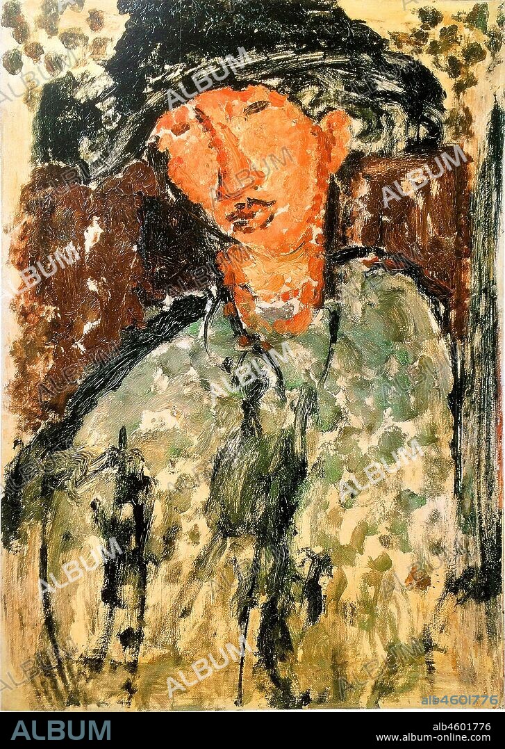AMEDEO MODIGLIANI. Portrait of Chaïm Soutine (1893-1943).