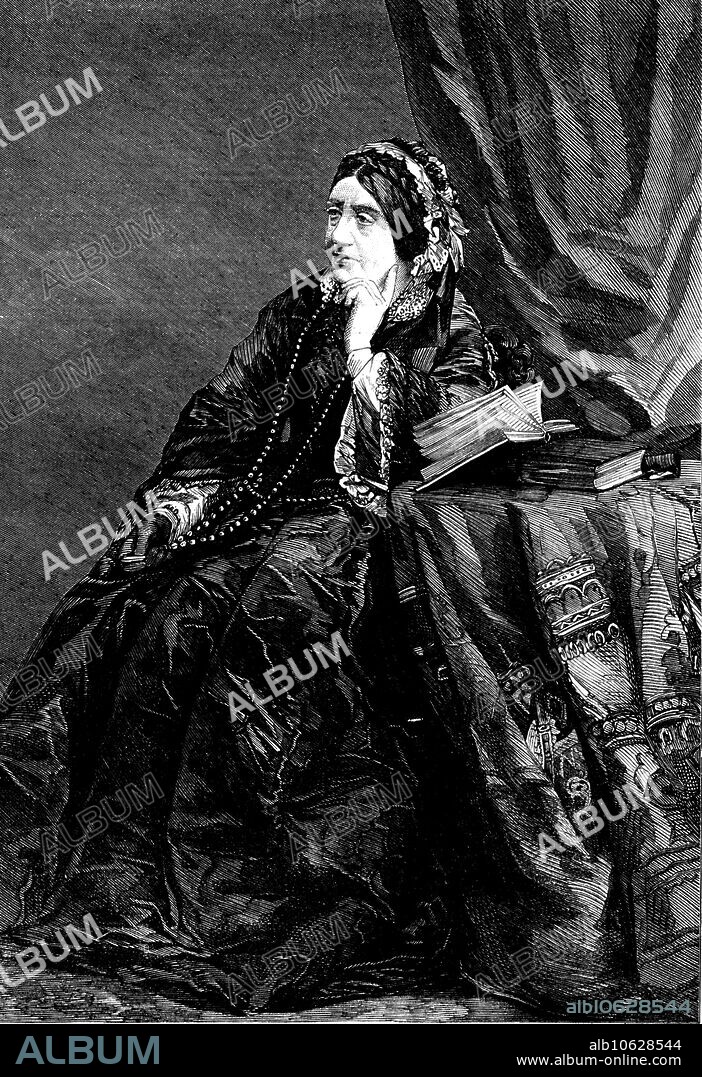 Mrs. Lucy Anderson, the eminent pianist, 1862. 'At the age of fifteen she appeared with so much success at a concert in Bath that she immediately attracted the attention of the public of that very musical city. Encouraged by this debut, she was induced to visit the metropolis, where her reputation was speedily established. At this time she became the wife of Mr. G. F. Anderson, now the eminent director of her Majesty's private band...It was Mrs. Anderson who first introduced to the acquaintance of the English public one of the greatest works of Beethoven, in which instrumental and vocal music are combined in a manner entirely original; his fantasia for the pianoforte, orchestra, and chorus, in celebration of the powers of music...In the year 1832 she...was commanded by the Duchess of Kent to give lessons to Princess Victoria; and she continued to instruct her Majesty until a few weeks before her marriage. In 1837 she was nominated pianist to the Queen. In 1845 her Majesty appointed her the musical instructress to the Princess Royal; and since that period the musical tuition of the Royal children has been, and still is, committed entirely to her care'. From "Illustrated London News", 1862.
