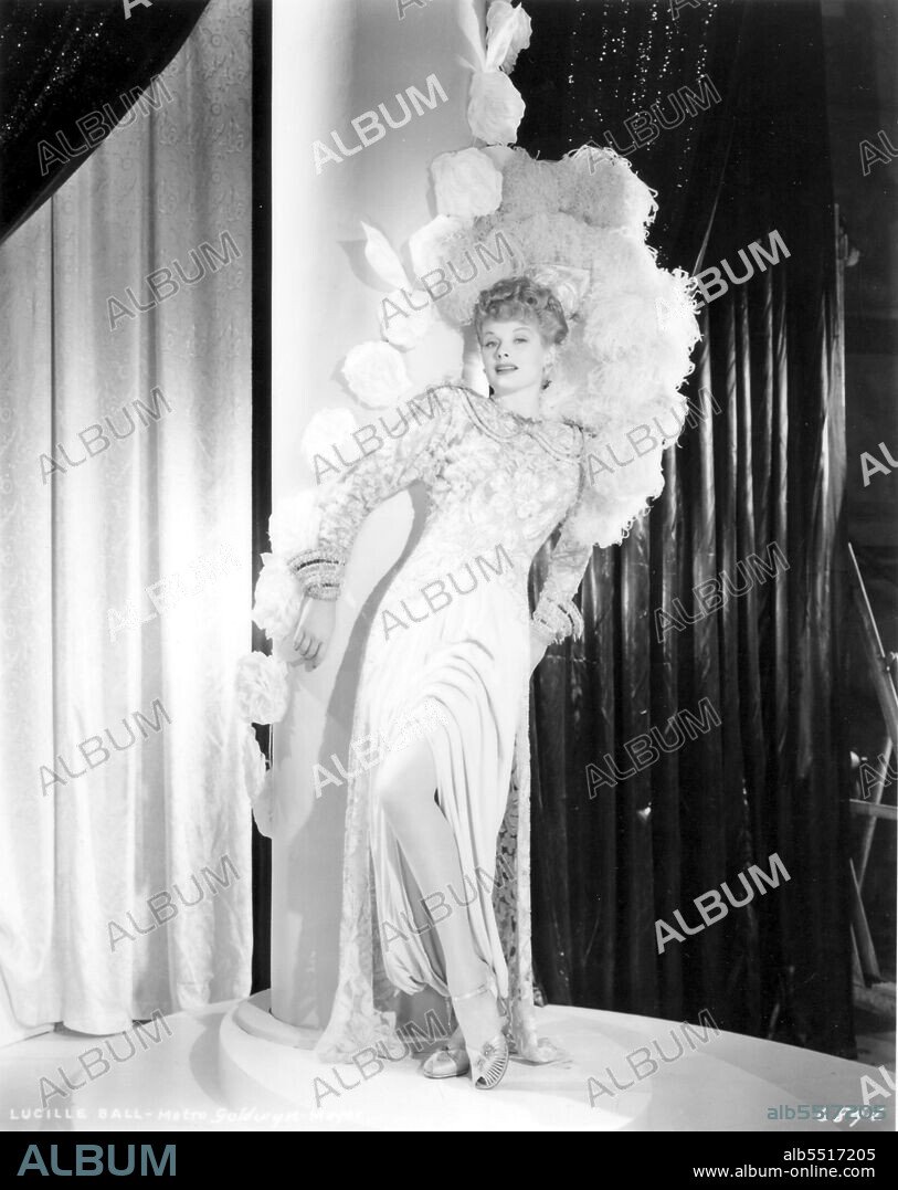 LUCILLE BALL in ZIEGFELD FOLLIES (1945), directed by VINCENTE MINNELLI. Copyright M.G.M..