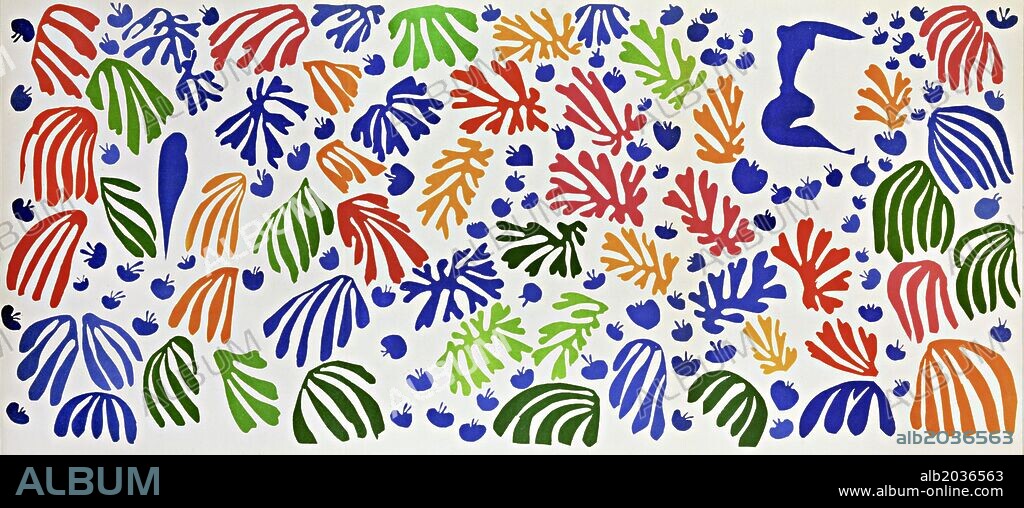 Henri Matisse / 'The Parrot and the Mermaid', 1952.