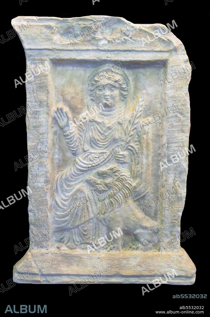 Palmyra was an ancient city in Syria. It was an important city in central Syria, located in an oasis 215 km northeast of Damascus and 180 km southwest of the Euphrates at Deir ez-Zor. It had long been a vital caravan city for travellers crossing the Syrian desert and was known as the Bride of the Desert. The earliest documented reference to the city by its Semitic name Tadmor, Tadmur or Tudmur (which means 'the town that repels' in Amorite and 'the indomitable town' in Aramaic) is recorded in Babylonian tablets found in Mari. The Temple of Bel is an ancient stone ruin located in Palmyra, Syria. The temple, consecrated to the Semitic god Bel, worshipped at Palmyra in triad with the lunar god Aglibol and the sun god Yarhibol, formed the center of religious life in Palmyra and was dedicated in 32 CE.