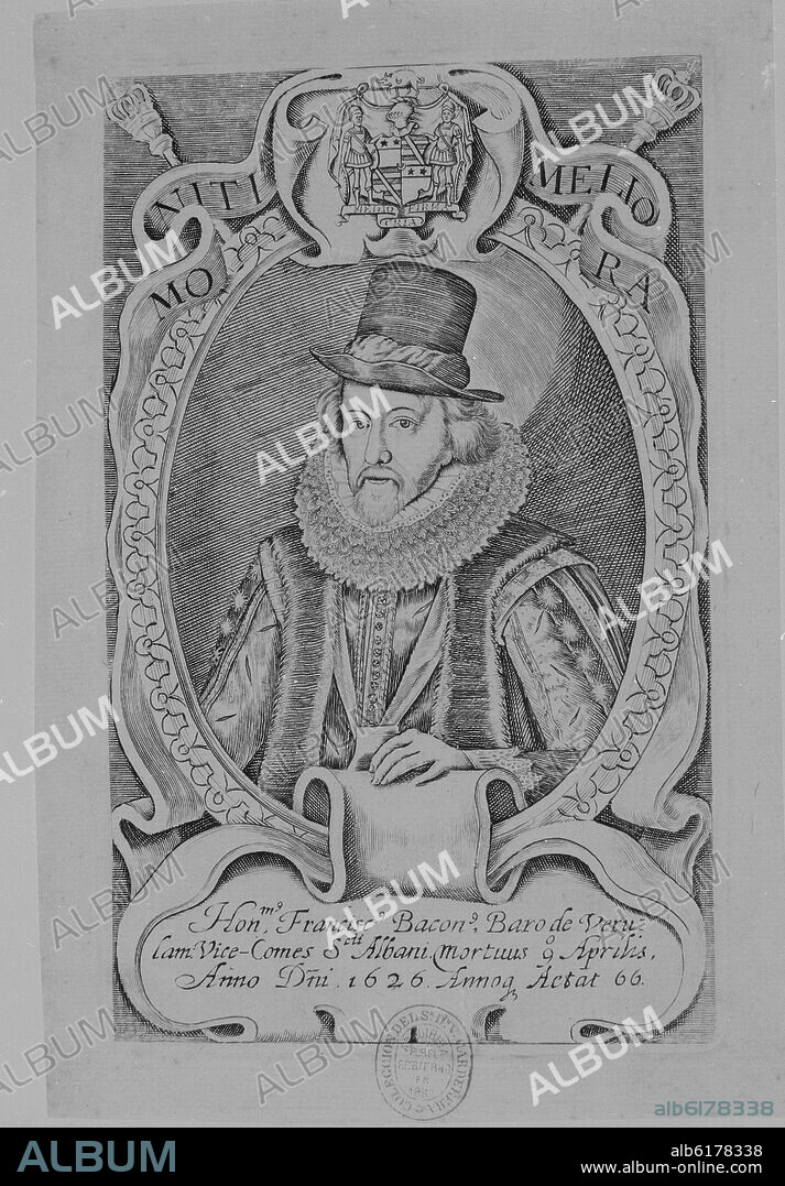 LORD FRANCIS BACON BARON DE VERULAM (1561/1626) - FILOSOFO Y ESCRITOR INGLES.