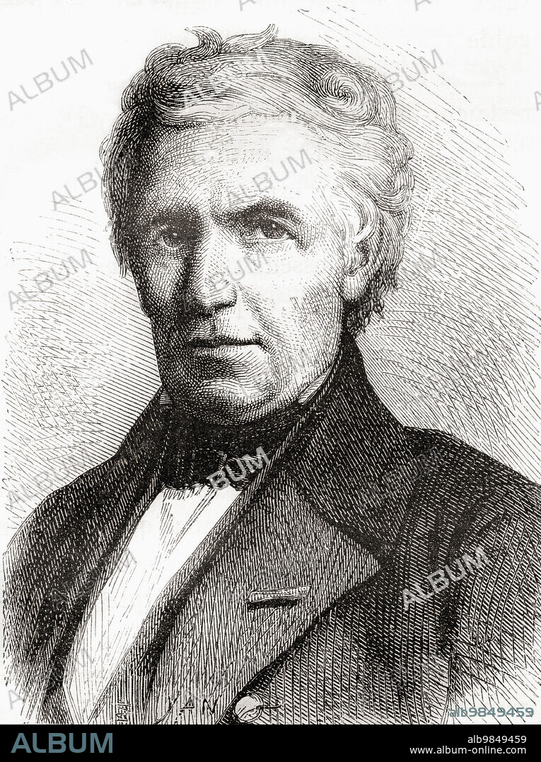 Marc Seguin, 1786 Ã¢â‚¬â€œ 1875. French engineer, inventor of the wire-cable suspension bridge and the multi-tubular steam-engine boiler. From Les Merveilles de la Science, published 1870.