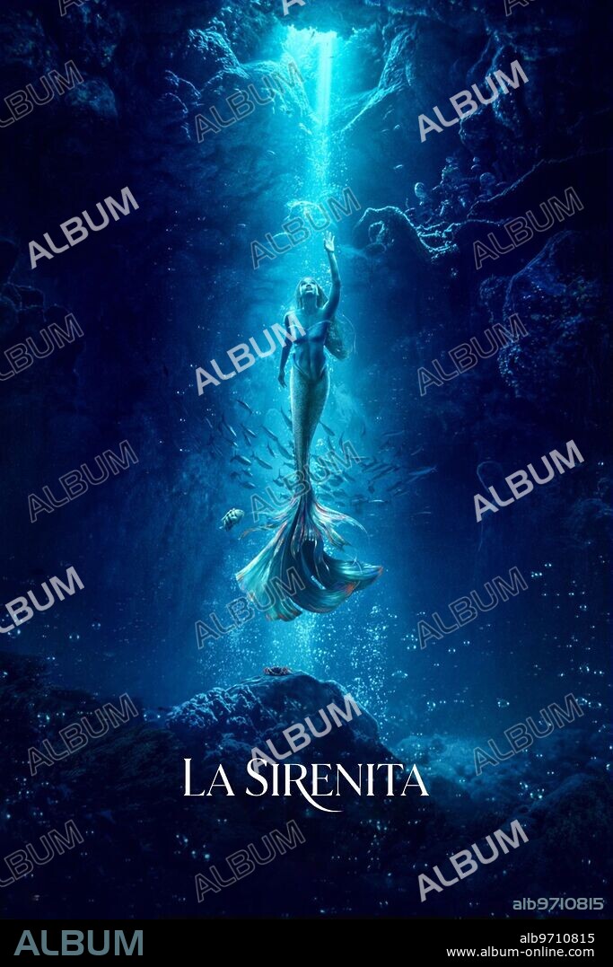 Poster of THE LITTLE MERMAID, 2023, directed by ROB MARSHALL. Copyright WALT DISNEY PICTURES.