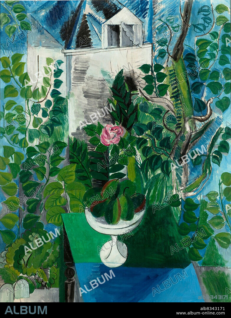 RAOUL DUFY. Maison et jardin.
