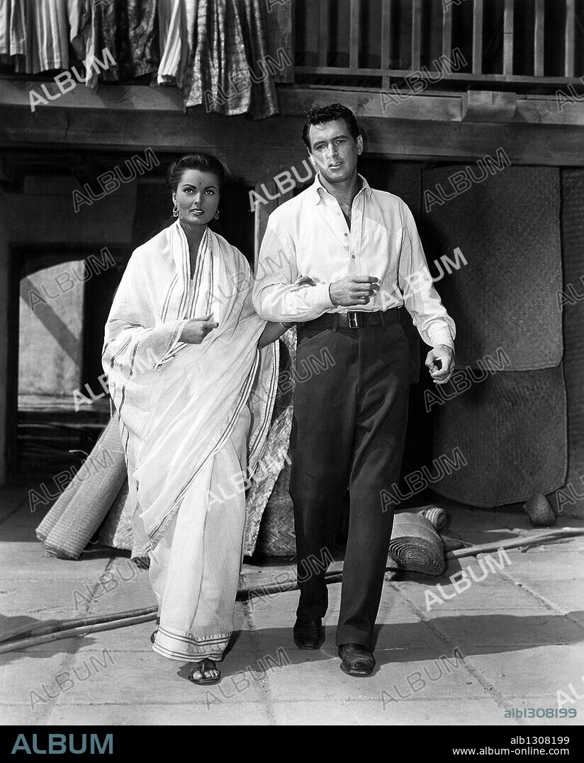 ROCK HUDSON and URSULA THIESS in BENGAL BRIGADE, 1954. Copyright UNIVERSAL PICTURES.