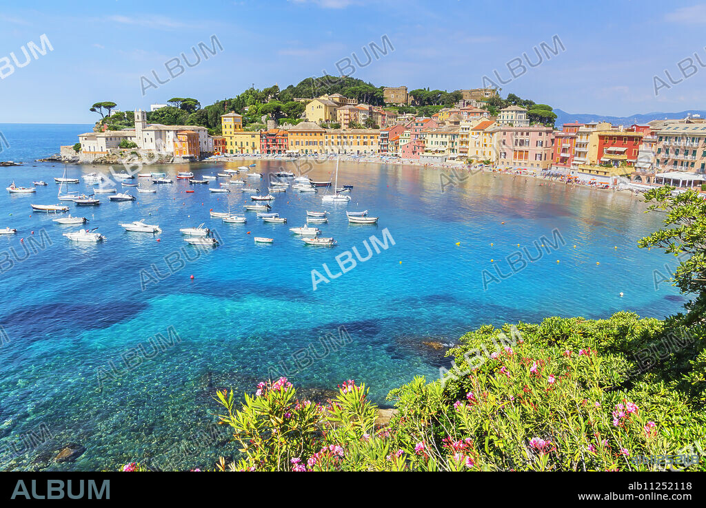 Bay of Silence, Sestri Levante, Liguria, Italy, Europe.